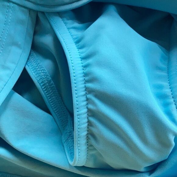 Land’s End swim quik dry shorts aqua Plus Standard  Size 9" inseam Sizes Below - Picture 10 of 12